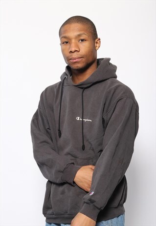 VINTAGE CHAMPION HOODIE GREY