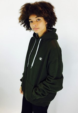 CHAMPION DARK GREEN HOODIE