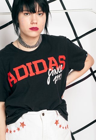 ADIDAS TEE - 90S VINTAGE COTTON T-SHIRT