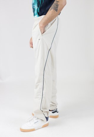 VINTAGE 90'S NIKE BEIGE TRACKSUIT BOTTOMS