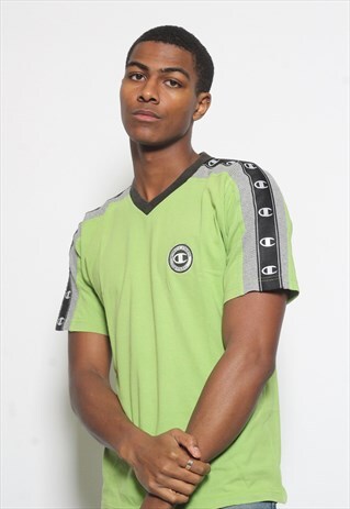 VINTAGE CHAMPION LOGO T-SHIRT GREEN