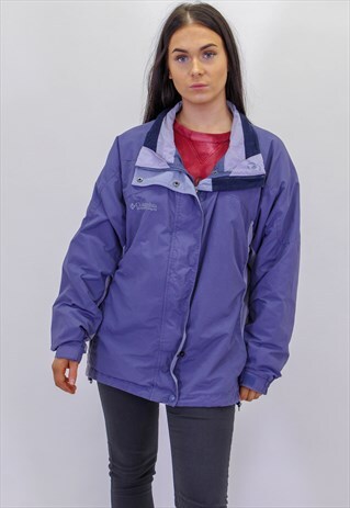 VINTAGE COLUMBIA COAT IN PURPLE XL