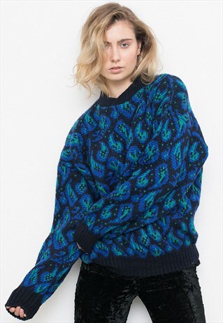 GEOMETRICAL PAISLEY JUMPER