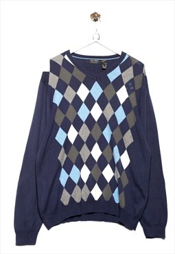axcess Sweater Burlington Muster Blue