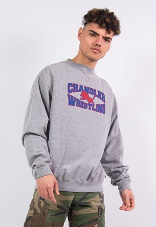 VINTAGE USA SWEATSHIRT CHANDLER WRESTLING