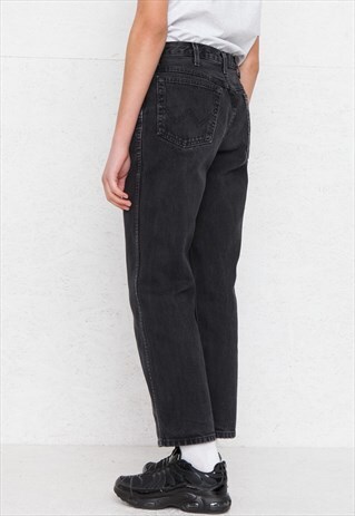 VINTAGE BLACK WRANGLER DENIM JEANS