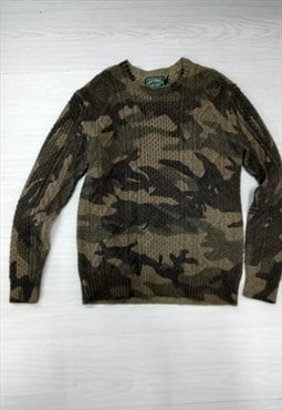 00's Polo Country Ralph Lauren Jumper Green Camo