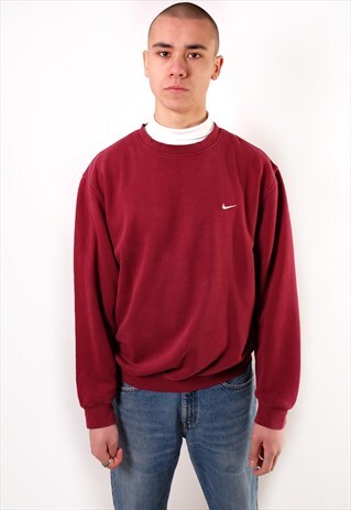 nike burgundy jumper