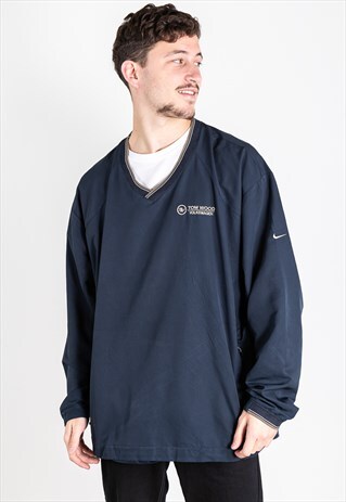 RETRO 80'S NIKE V-NECK PULLOVER JACKET / S0770