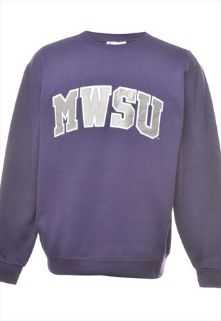 VINTAGE CHAMPION MWSU PRINTED SWEATSHIRT - M