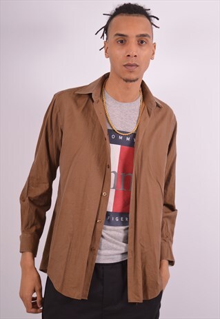 VINTAGE KENZO SHIRT BROWN
