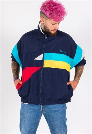 VINTAGE 80S PIERRE CARDIN SHELL JACKET / S2842