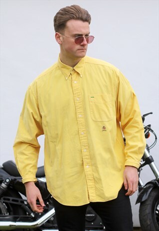 TOMMY HILFIGER USA MAIZE YELLOW CORDUROY SHIRT