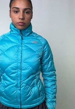 Light Blue 90s The North Face 550 series Puffer Jacket Coat 