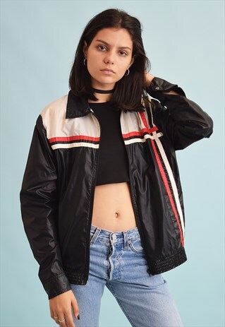 70'S RETRO ATHLEISURE THIN WATERPROOF JACKET
