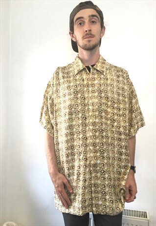 VINTAGE PRINT PATTERN SHIRT