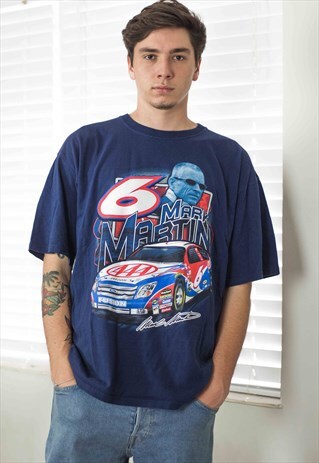 VINTAGE RACING T-SHIRT LOGO 90S XL 10.5