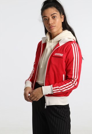 90S ADIDAS ZIPPED SWEATSHIRT