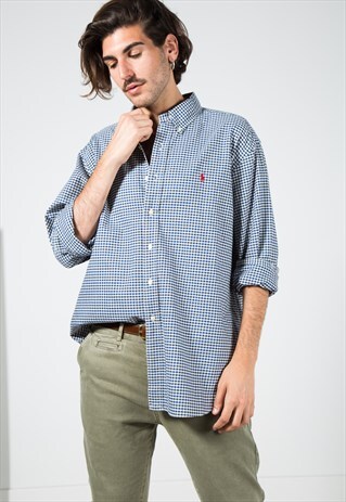 VINTAGE 80S POLO RALPH LAUREN SHIRT/ S4546