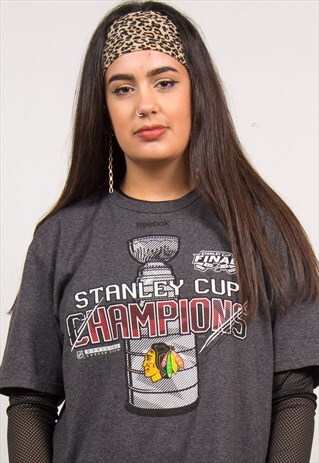 REEBOK T-SHIRT CHICAGO BLACKHAWKS NHL