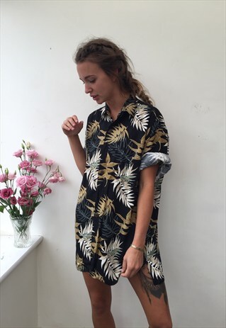 CRAZY PATTERN OVERSIZED RETRO VINTAGE UNISEX FESTIVAL SHIRT