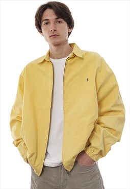 Vintage YVES SAINT LAURENT Harrington Jacket Yellow YSL