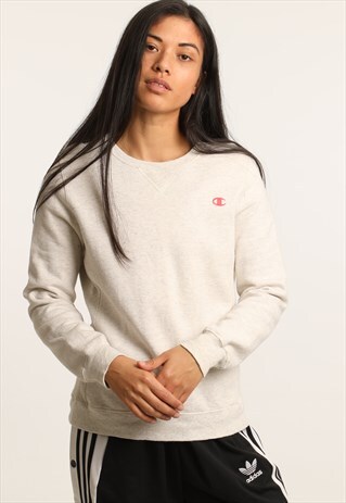 VINTAGE CHAMPION EMBROIDERED LOGO SWEATSHIRT