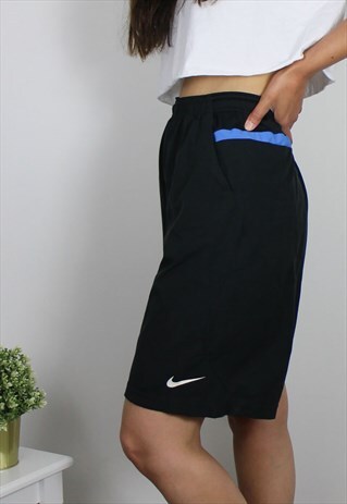 VINTAGE NIKE HIGH WAIST SHORTS W TICK LOGO