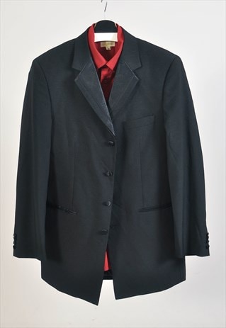 Vintage 90s suit jacket in black