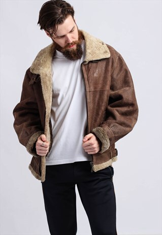 VINTAGE SHEARLING SHEEPSKIN COAT