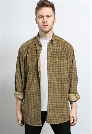 VINTAGE CORDUROY CORD SHIRT