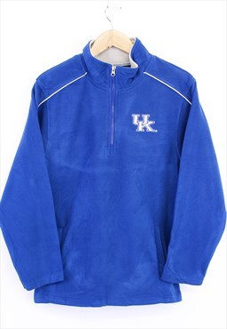 Vintage NCAA Kentucky Wildcats Fleece Blue Quarter Zip 90s