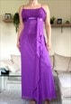 Y2K DEBUT PURPLE EVENING DRESS