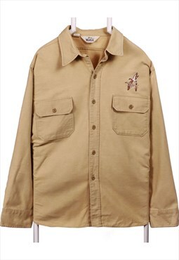 Vintage 90's Woolrich Shirt Ducks Long Sleeve Button Up