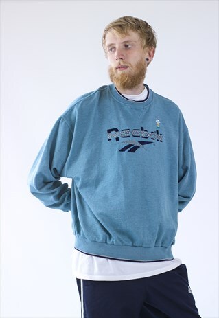 90S VINTAGE MENS REEBOK WRU RUGBY BIG LOGO SWEATSHIRT