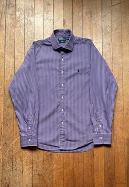 Polo Ralph Lauren Purple Striped Shirt