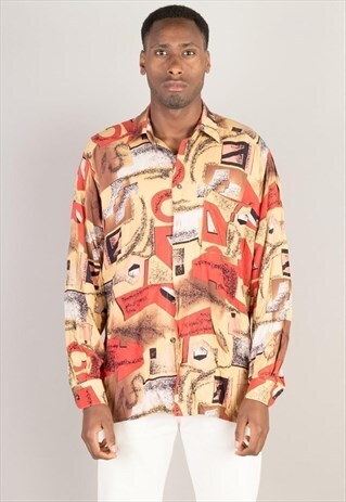 VINTAGE PATTERN SHIRT PTS505