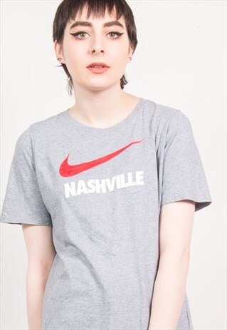 NIKE VINTAGE GREY NASHVILLE T-SHIRT