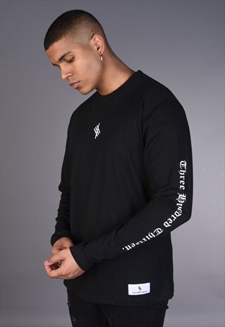 THREE HUNDRED THIRTEEN LONG SLEEVE TEE - BLACK