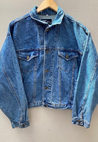 VINTAGE TOP LINE DENIM JACKET FOR WOMENS
