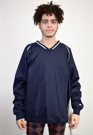 VINTAGE 90'S CHAMPION PULLOVER WINDBREAKER