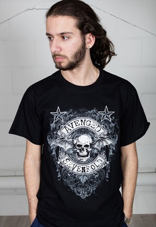 AVENGED SEVENFOLD STARS FLOURISH UNISEX T-SHIRT