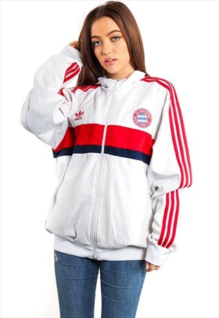 VINTAGE ADIDAS BAYERN MUNICH TRACK JACKET J2417