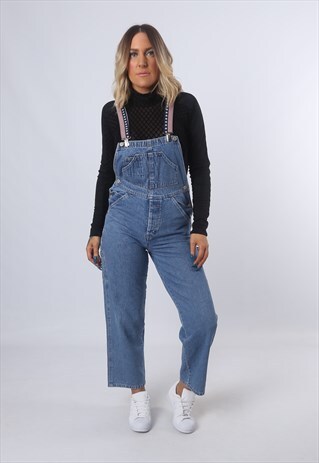 DUNGAREES BICH REWORKED VINTAGE 3/4 LENGTH DENIM 90'S (EV4I)