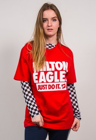 NIKE VINTAGE 90'S RED OVERSIZED T-SHIRT