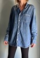 VINTAGE CARHARTT BLUE DENIM SHIRT