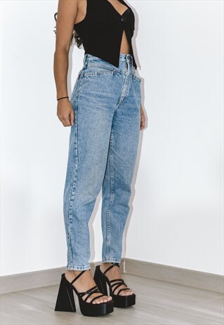 VINTAGE 90S CLASSIC MOM JEANS HIGH WAISTED