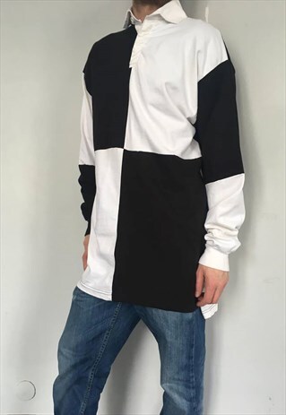 VINTAGE 90' COOL OLDSCHOOL CHECKED UNISEX SWEATSHIRT