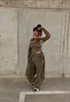CO 2 piece set, strap top and oversized trousers