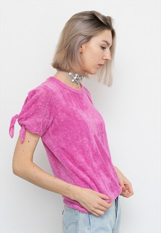 PINK FLANNEL TOP